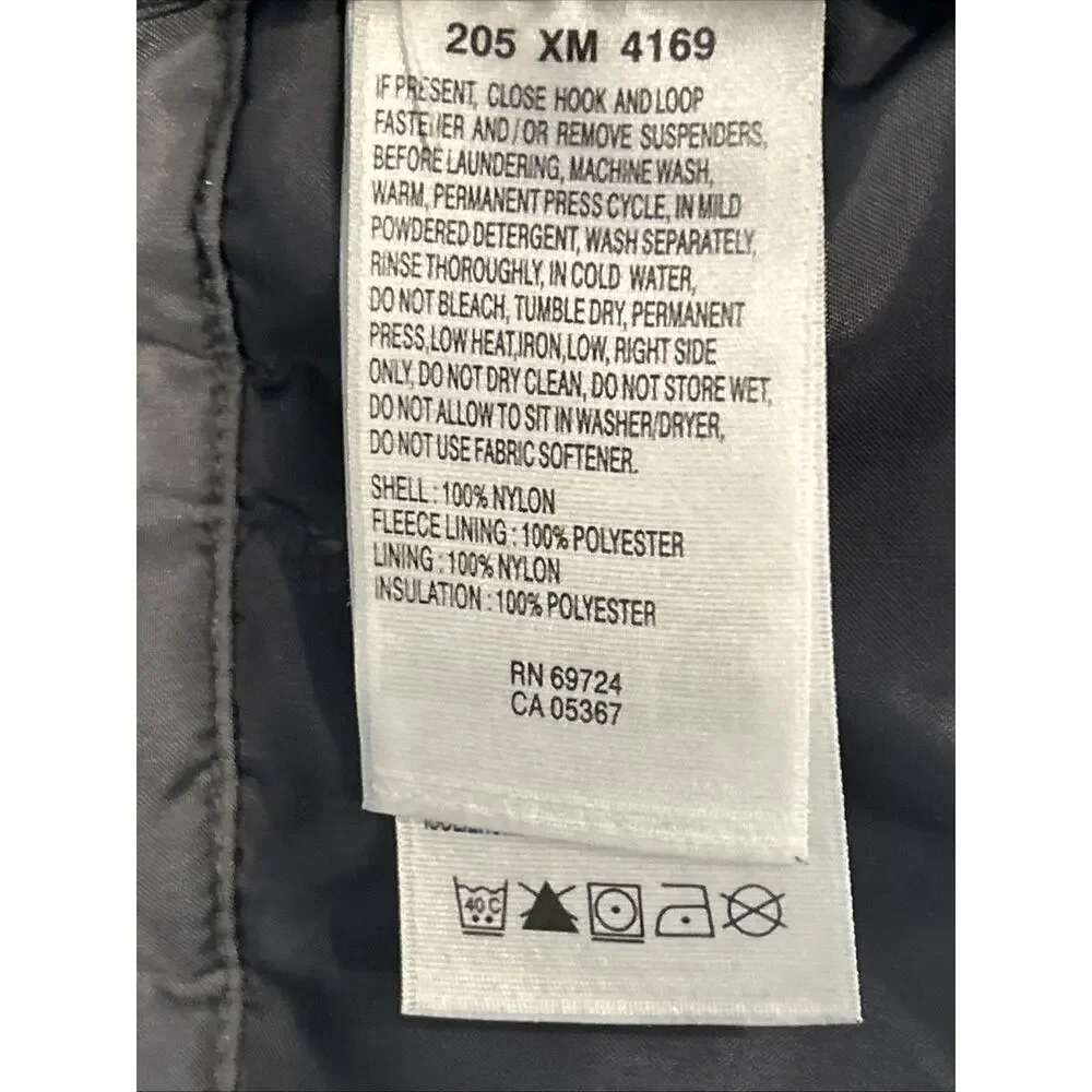 Columbia Mens Insulated Jacket Size Large dk gray - EUC